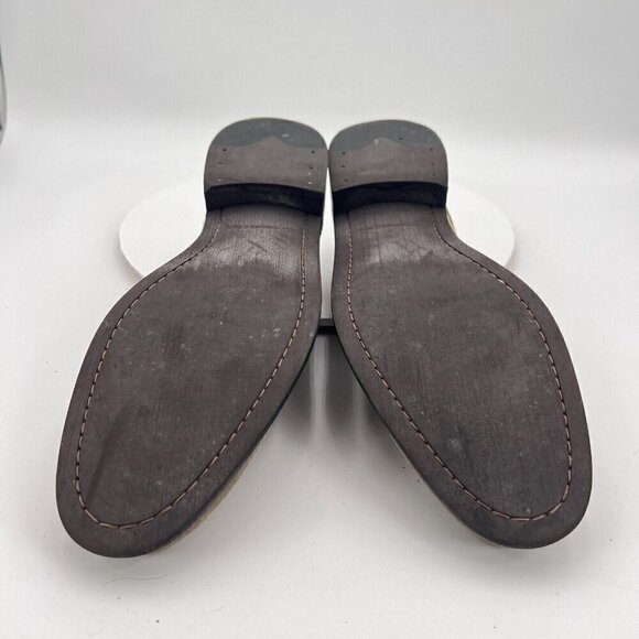 John Varvatos Men Size 8.5M Grey Suede Plain Toe Lace Up Low Derby Shoes - Picture 10 of 15